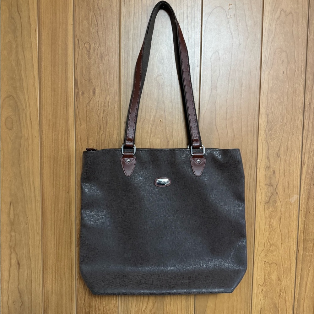 NWOT Boyt Brown Leather Work/Laptop Bag